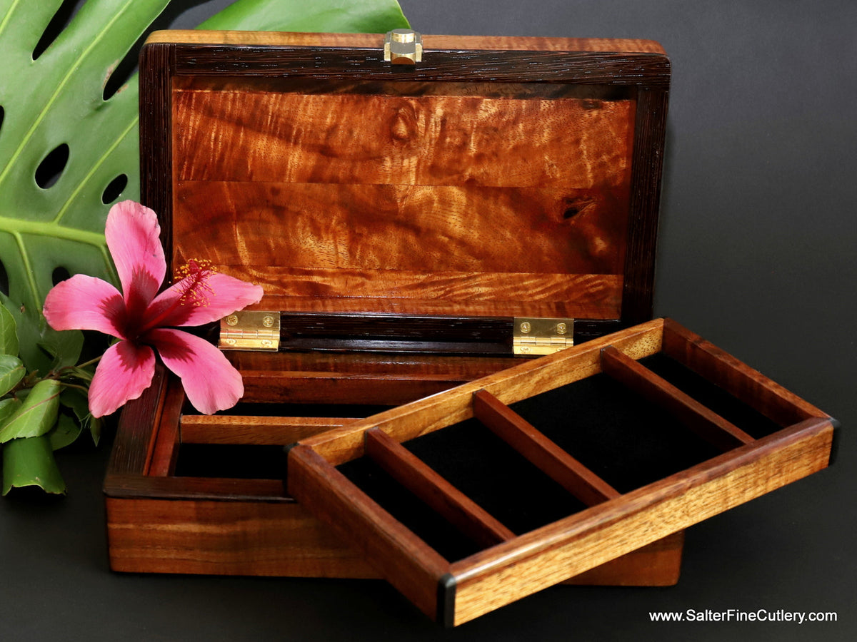 Salter Fine Cutlery: Custom Handcrafted Koa Boxes & Gifts | Salter Fine ...