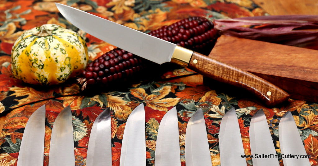 30-pc steak knife set for home or fine dining restaurant by SalterFineCutlery