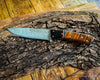 Fixed blade patriotic knife called the Stars and Stripes collectible knife made to honor the USA's 250th birthday by SalterFineCutlery