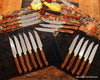 Large steak knife set made-to-order by SalterFineCutlery Hawaii