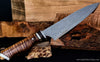 210mm Japanese hand-forged damascus chef knife V6SuperPro carbon steel for professional chefs or cooking enthusiasts with custom handle  handmade by SalterFineCutlery