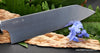 210mm chef knife kiritsuke tip perfect for vegan cooking blade detail  high polish finish from SalterFineCutlery