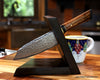 3-pc chef knife set in stand luxury handmade kitchen knife set by SalterFineCutlery Hawaii