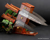 Chef Knife set in new original design LuxeTower stand handmade in Hawaii by SalterFineCutlery