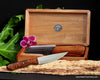 6-piece Steakhouse steak knife set in handcrafted keepsake box by SalterFineCutlery of Hawaii
