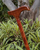 Mens cane custom order 35" overall length handmade from Hawaiian curly koa wood by SalterFineCutlery and custom woodworking