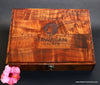 Custom keepsake boxed to hold corporate presentation gifts with logos handmade by SalterFineCutlery and custom woodworking of Hawaii