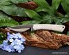 Hunting knife with 4.25 inch blade and manufactured stone handle by SalterFineCutlery