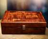 Jewelry Box XL-plus 2-tiered handcrafted solid curly koa wood by SalterFineCutlery custom woodworking Hawaii