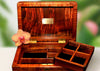 Jewelry box ladies medium with sliding tray custom made-to-order koa wood boxes by SalterFineCutlery Hawaii