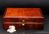 Custom handcrafted curly koa wood jewelry box closed by SalterFineCutlery custom woodworking