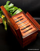 Display collectibles box to hold 50 pens in 5 layers by SalterFineCutlery custom woodworking