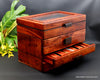 Pen Box to hold 50 pens in 5 layers by SalterFineCutlery and custom woodworking