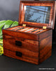 Collectible pen display box by SalterFineCutlery Custom luxury woodworking