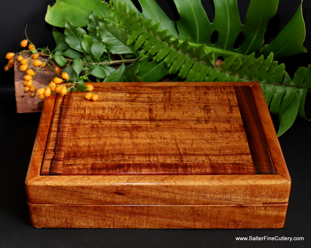 Presentation Box to fit clients personal 8-pc steak knife set by Salter Fine Cutlery