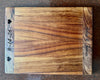 Serving or cutting board 18x14 inches with  custom wedding engraving from SalterFineCutlery
