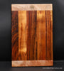 Koa and mango wood serving board handcrafted in Hawaii by SalterFineCutlery and custom woodworking