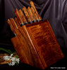 16-piece chef and steak knife set in block stand for luxury and gourmet kitchens by SalterFineCutlery Hawaii