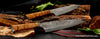 2-pc chef knife set from SalterFineCutlery of Hawaii with decorative handles custom cutlery made-to-order