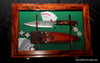 Custom handmade curly koa wood shadow box by SalterFineCutlery 