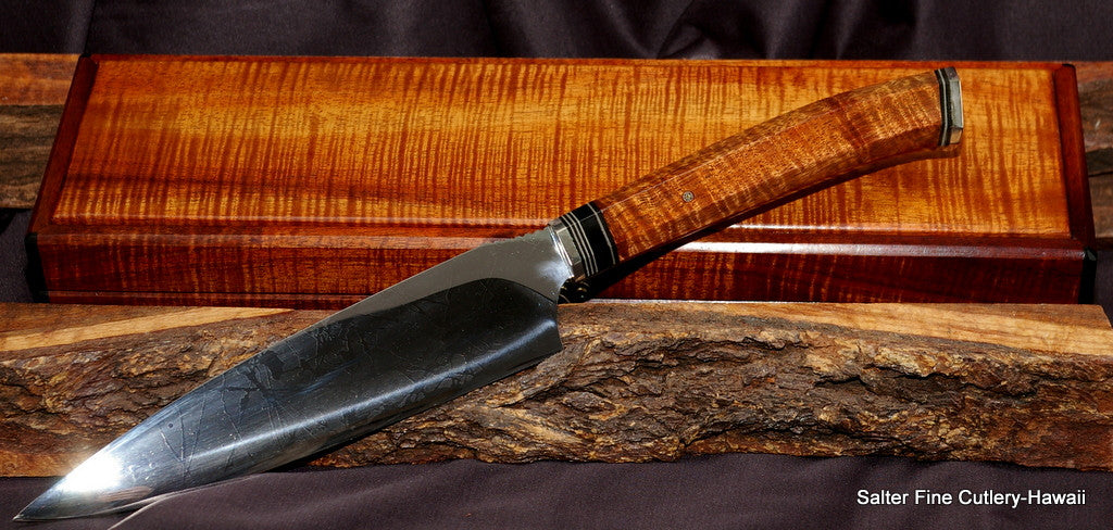 Limited edition collectible combat chef knife with keepsake box Salter Fine Cutlery