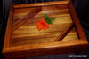 Military memorabilia handcrafted koa wood box with glass lid by SalterfineCutlery