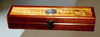 Small handcrafted koa wood gift box with corner contrasting corner accents by SalterFineCutlery