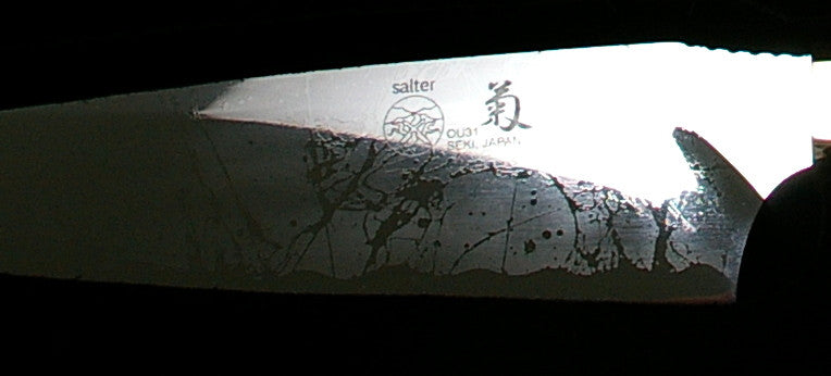 Exclusive design combat chef knife by Kiku Matsuda and SalterFineCutlery