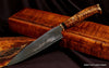 The Combat Chef knife handcrafted collaboration collectible knife by Gregg Salter of SalterFineCutlery and Kiku Matsuda 