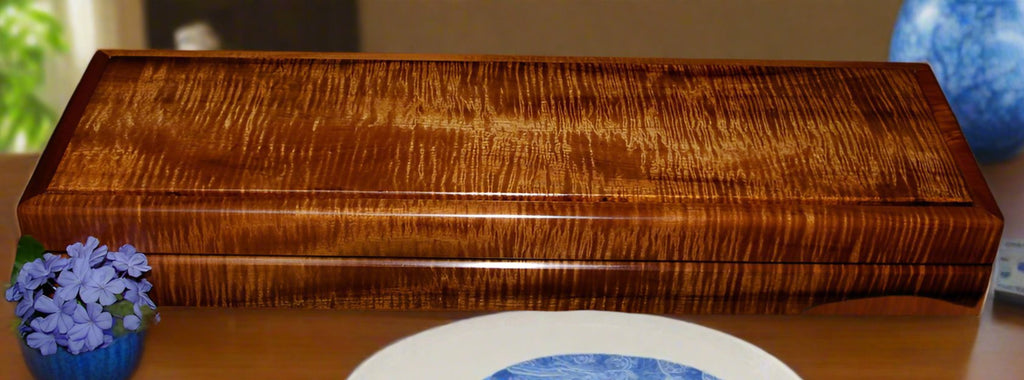 Presentation box handmade Hawaiian koa wood by SalterFineCutlery