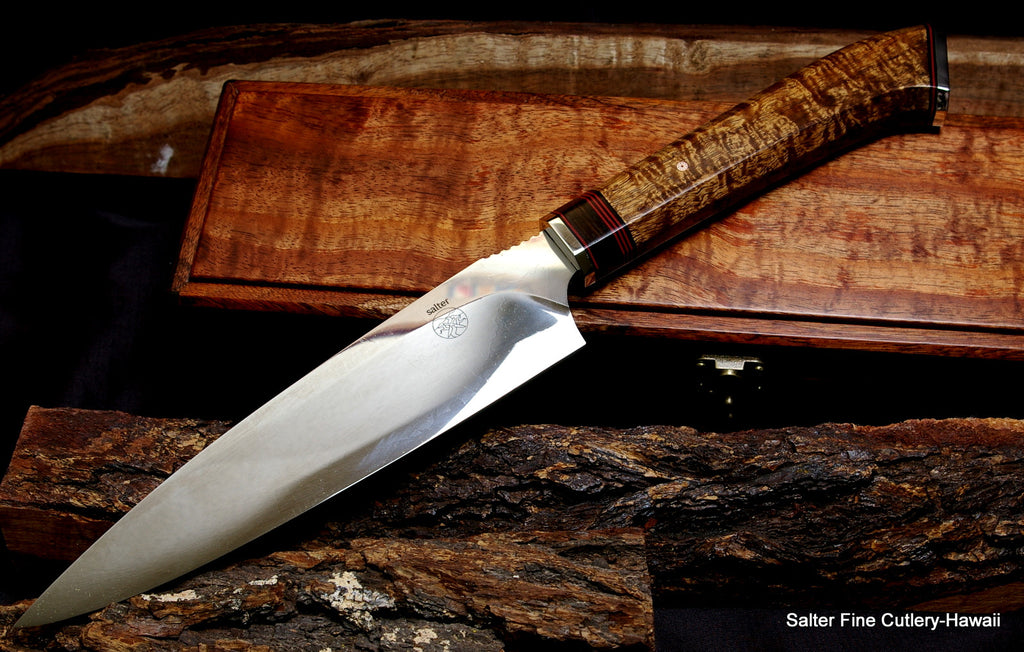 Limited Edition combat chef knife Kiku Salter collaboration with keepsake box