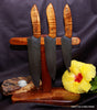 Magnetic knife rack to fit up to six knives handcrafted by SalterFineCutlery